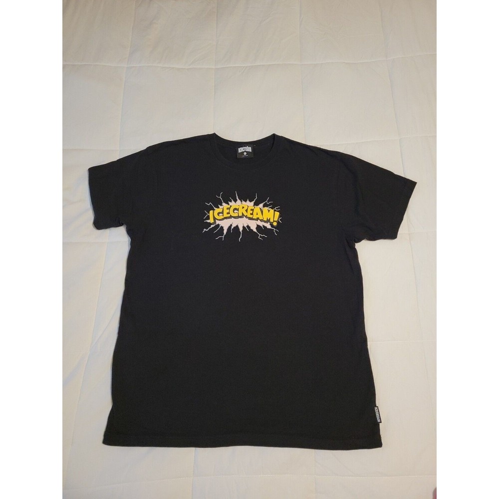 Billionaire Boys Club ICE CREAM CRASH SS Shirt Tee Black Size XL